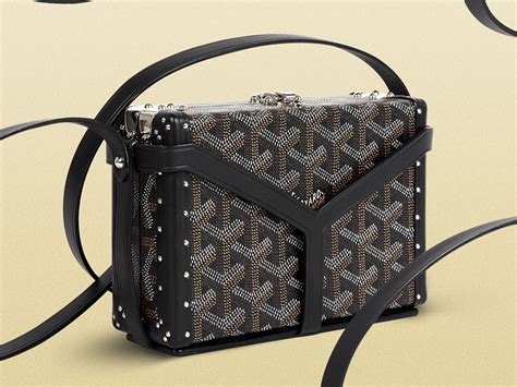 goyard mini trunk|goyard trunk bag price list.